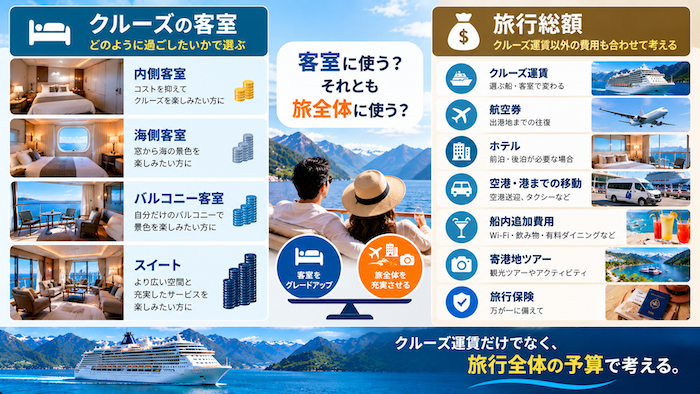 客室と旅行費用